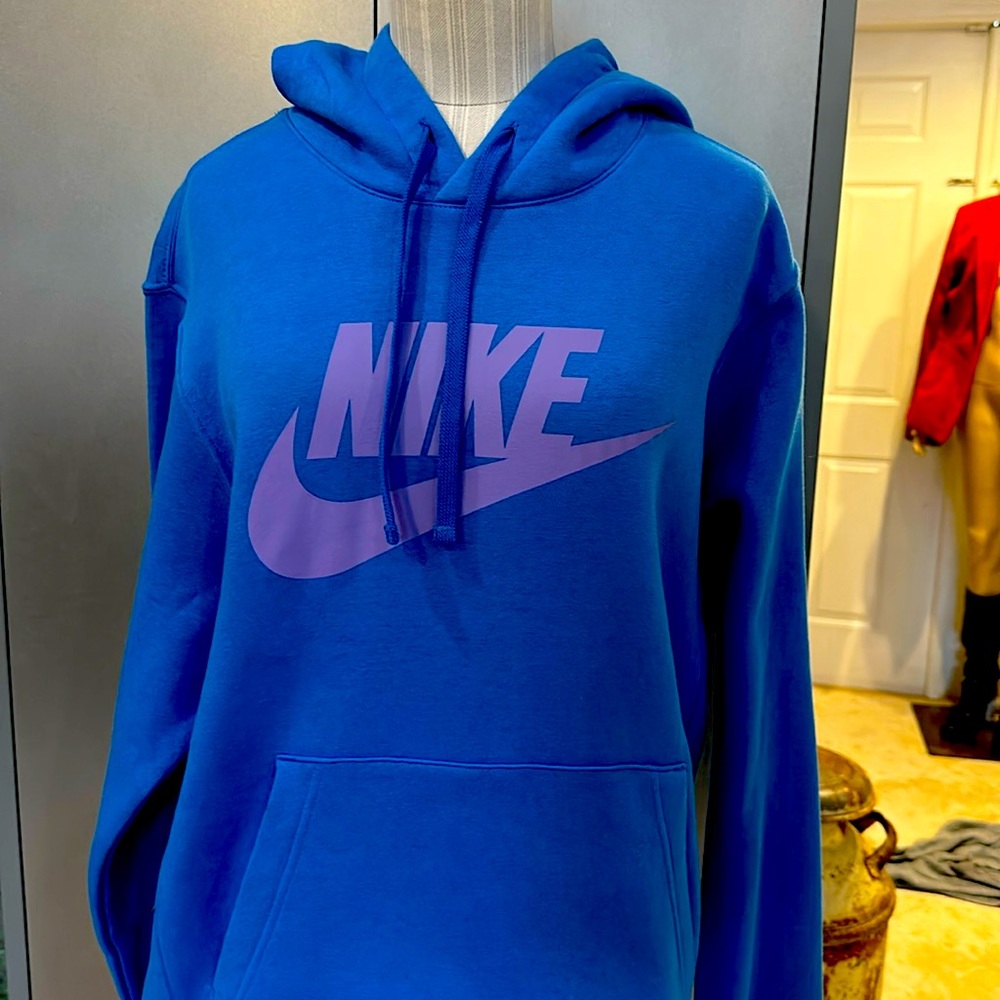 Brand new Nike blue hoodie/sweatshirt